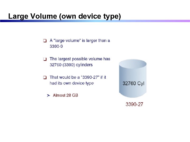 Large Volume (own device type) 