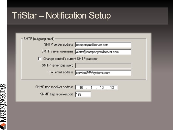 Tri. Star – Notification Setup 