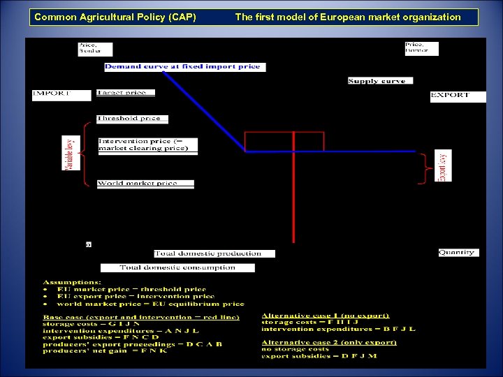 Common Agricultural Policy (CAP) The first model of European market organization 23 