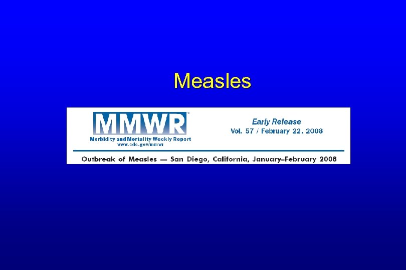 Measles 
