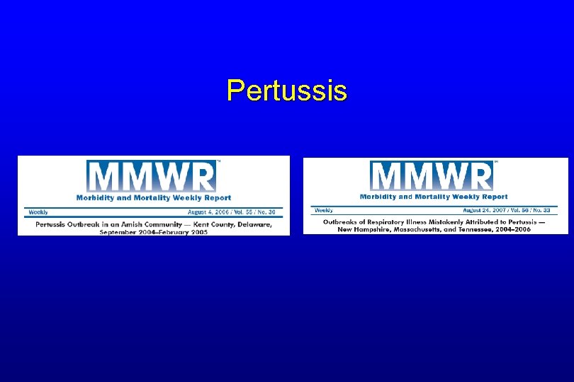 Pertussis 