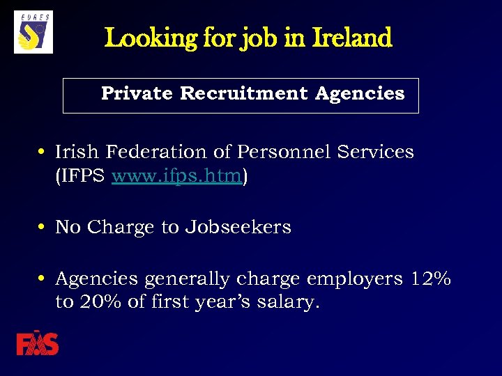 Looking for job in Ireland Private Recruitment Agencies • Irish Federation of Personnel Services