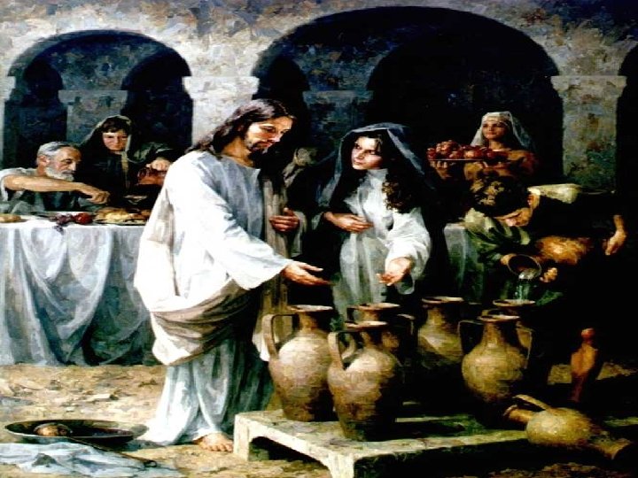 El Evangelio habla de las Bodas de Caná. (Jn 2, 1 -11) Jesús realiza