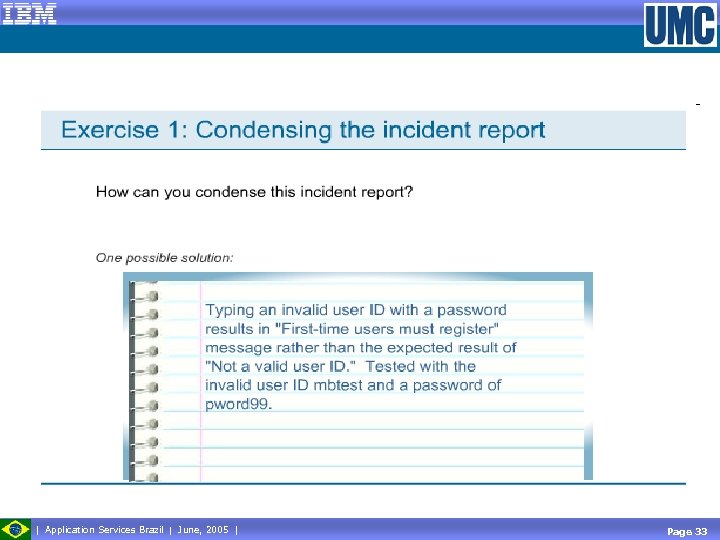  Application Services Brazil June, 2005 Page 33 