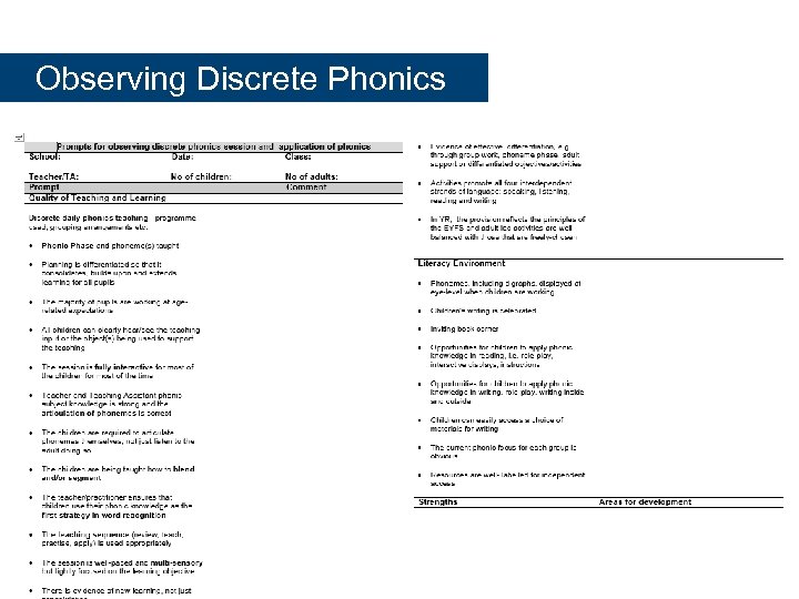  Observing Discrete Phonics 