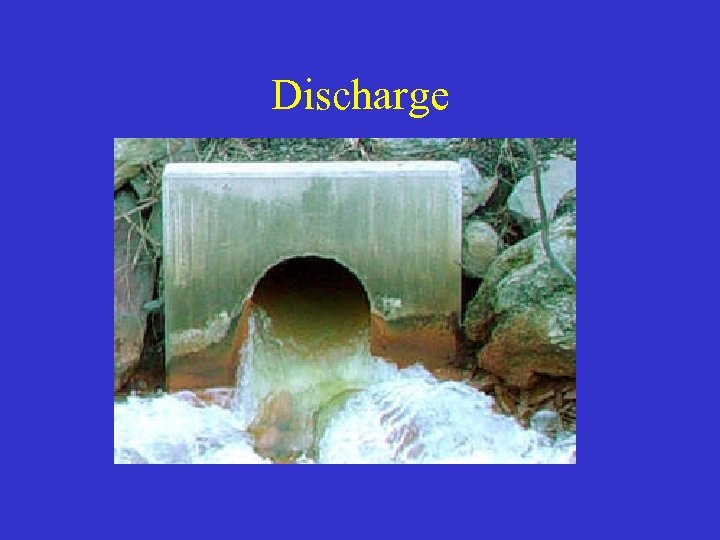Discharge 
