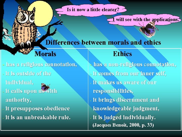 Is it now a little clearer? I will see with the applications. Differences between