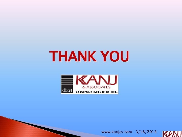 THANK YOU www. kanjcs. com 3/16/2018 