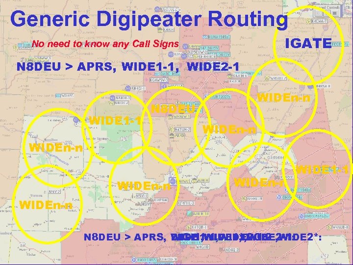 Generic Digipeater Routing IGATE No need to know any Call Signs N 8 DEU