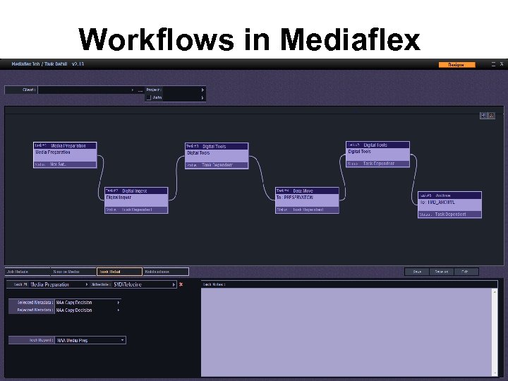 Workflows in Mediaflex 33 