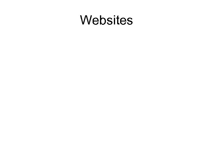 Websites 