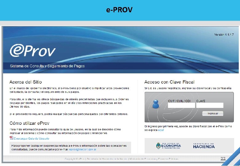 e-PROV 22 