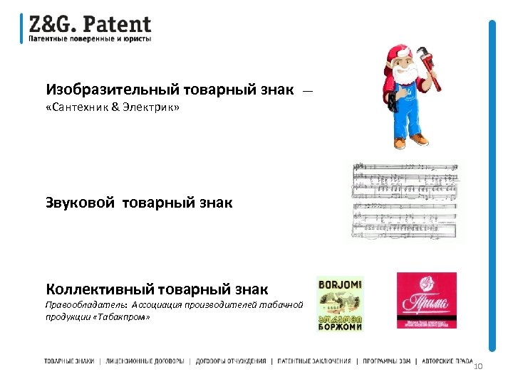  Изобразительный товарный знак — «Сантехник & Электрик» Звуковой товарный знак Коллективный товарный знак