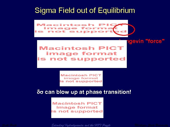 Sigma Field out of Equilibrium Langevin 