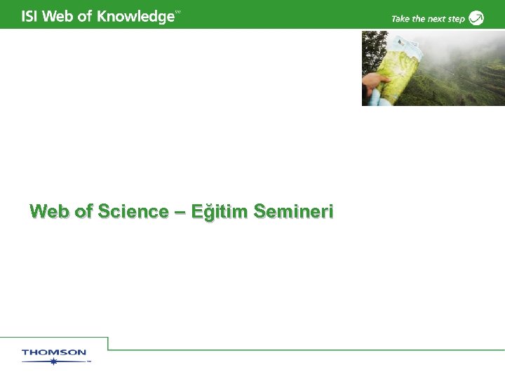 Web of Science – Eğitim Semineri 