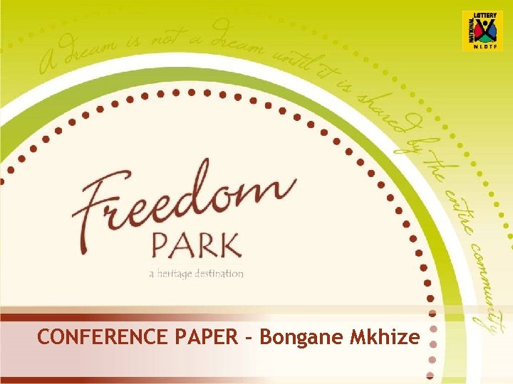 CONFERENCE PAPER – Bongane Mkhize 