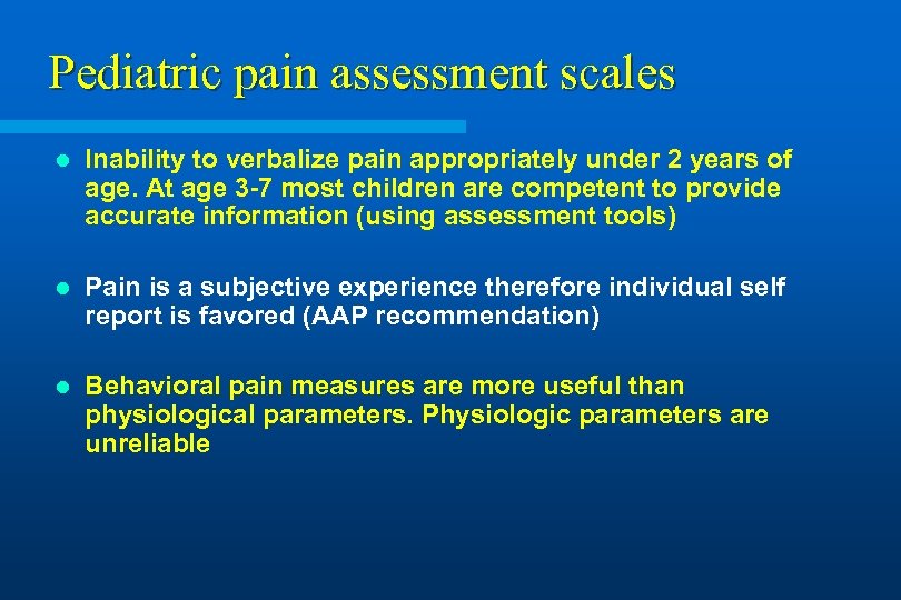 Pain Management In The Pediatric Emergency Department Itai