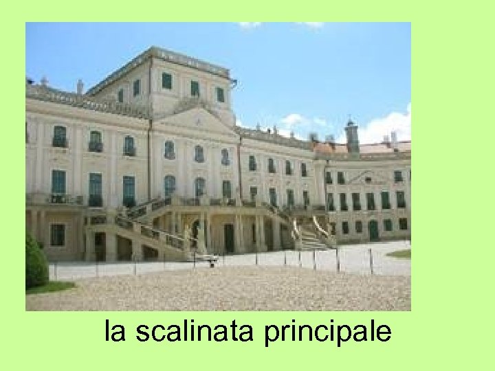 la scalinata principale 