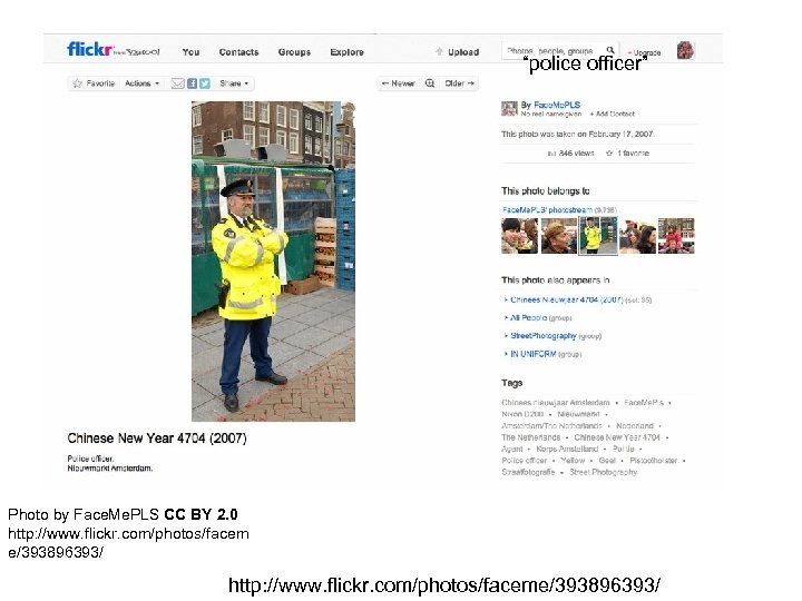 “police officer” Photo by Face. Me. PLS CC BY 2. 0 http: //www. flickr.