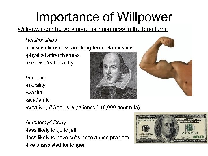 Importance of Willpower can be very good for happiness in the long term: Relationships