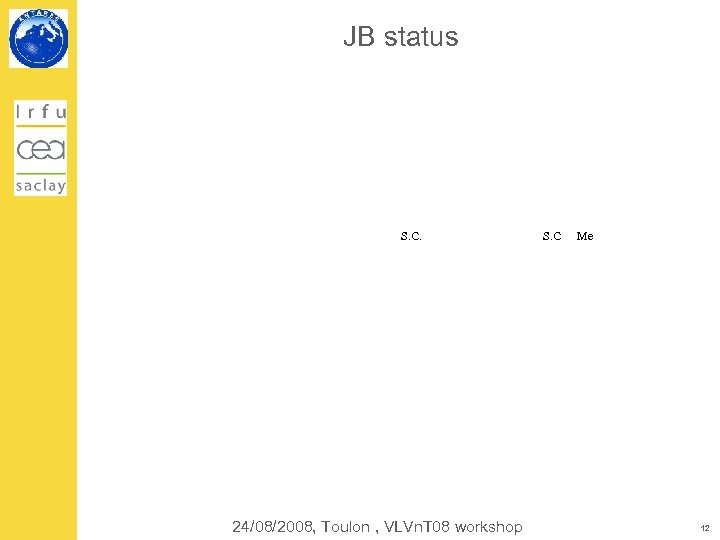 JB status S. C. 24/08/2008, Toulon , VLVn. T 08 workshop S. C Me