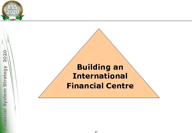 Financial System Strategy 2020 Building an International Financial Centre 37 