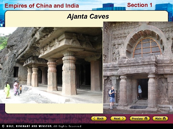 Empires of China and India Ajanta Caves Section 1 