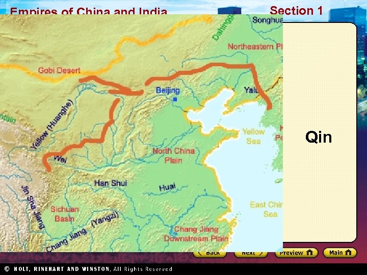 Empires of China and India Section 1 Qin 