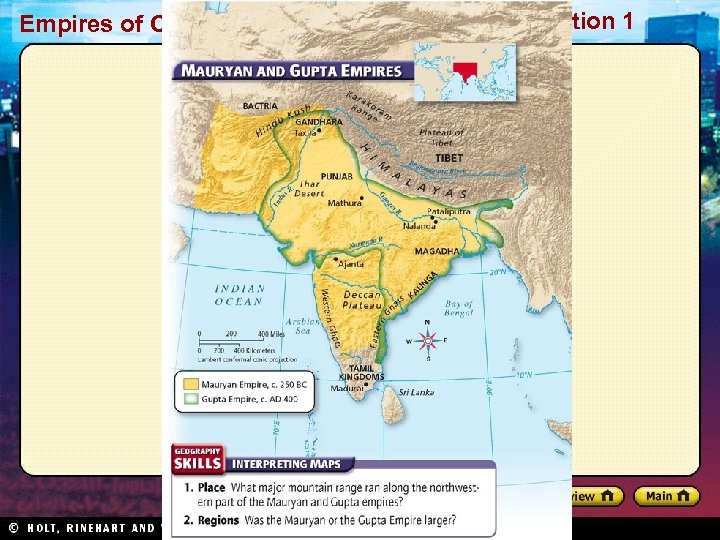 Empires of China and India Section 1 