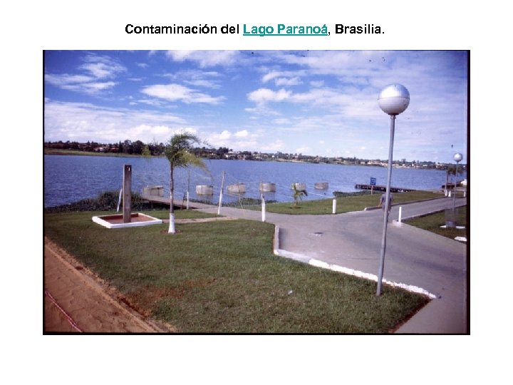 Contaminación del Lago Paranoá, Brasilia. 