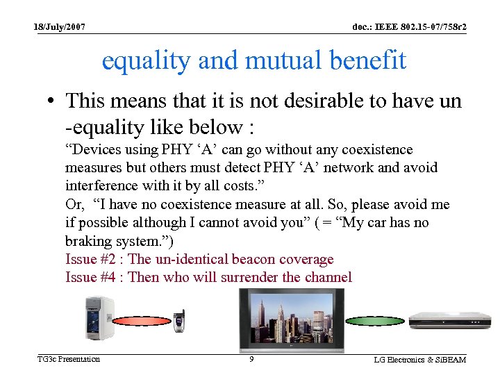 18/July/2007 doc. : IEEE 802. 15 -07/758 r 2 equality and mutual benefit •