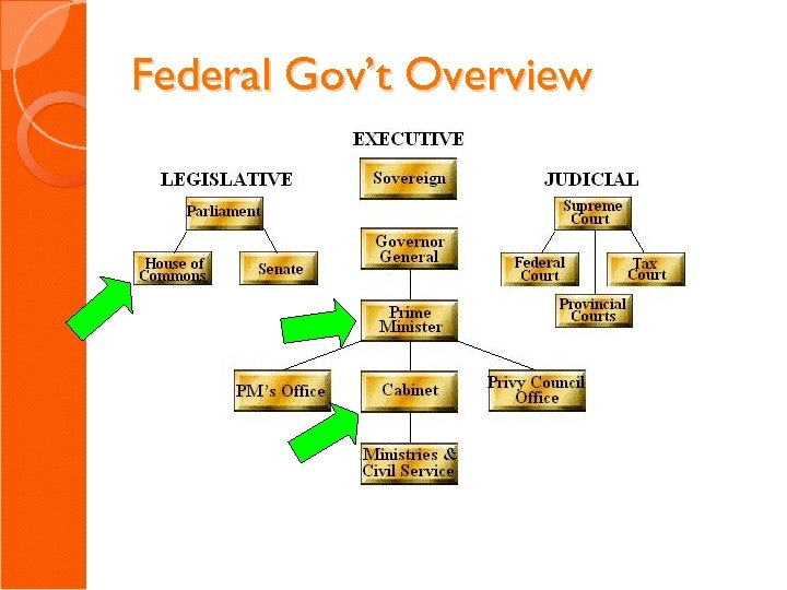 Federal Gov’t Overview 