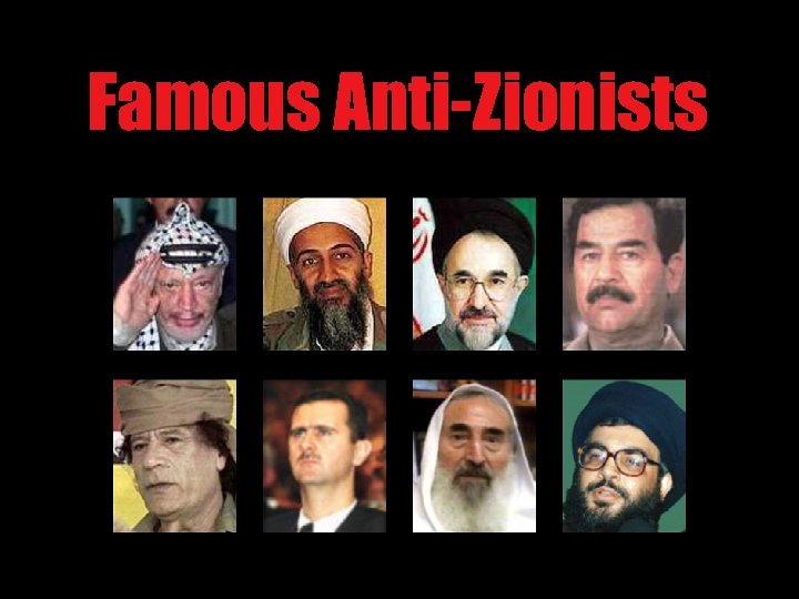 Famous Anti-Zionists 