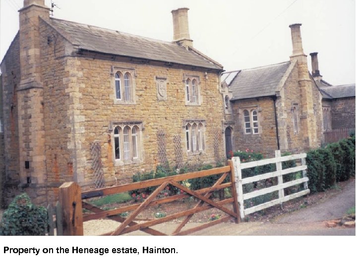 Property on the Heneage estate, Hainton. 