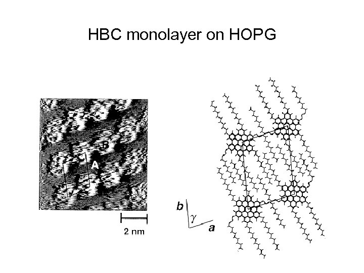 HBC monolayer on HOPG 