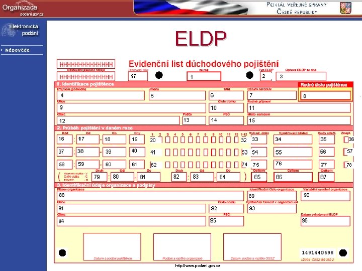 ELDP http: //www. podani. gov. cz 