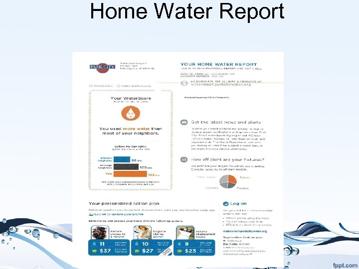 Home Water Report 