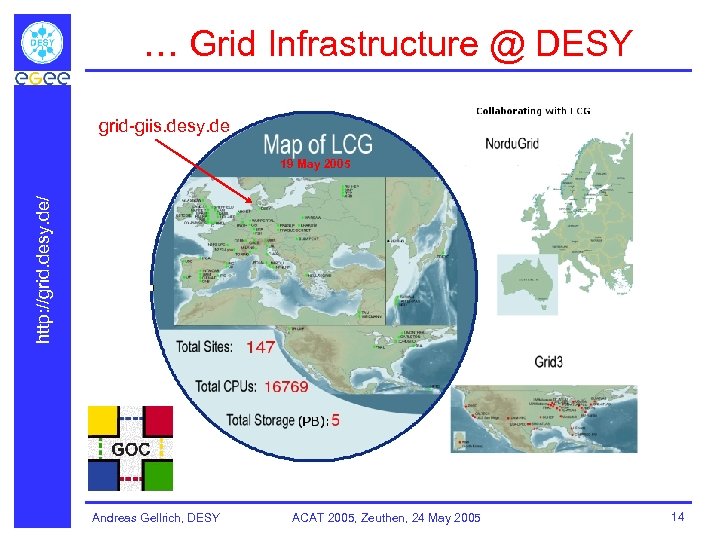 … Grid Infrastructure @ DESY grid-giis. desy. de http: //grid. desy. de/ 19 May