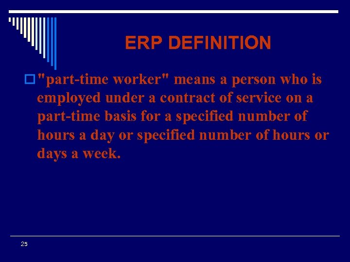 ERP DEFINITION o 