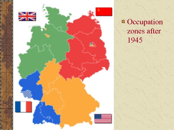 Occupation zones after 1945 