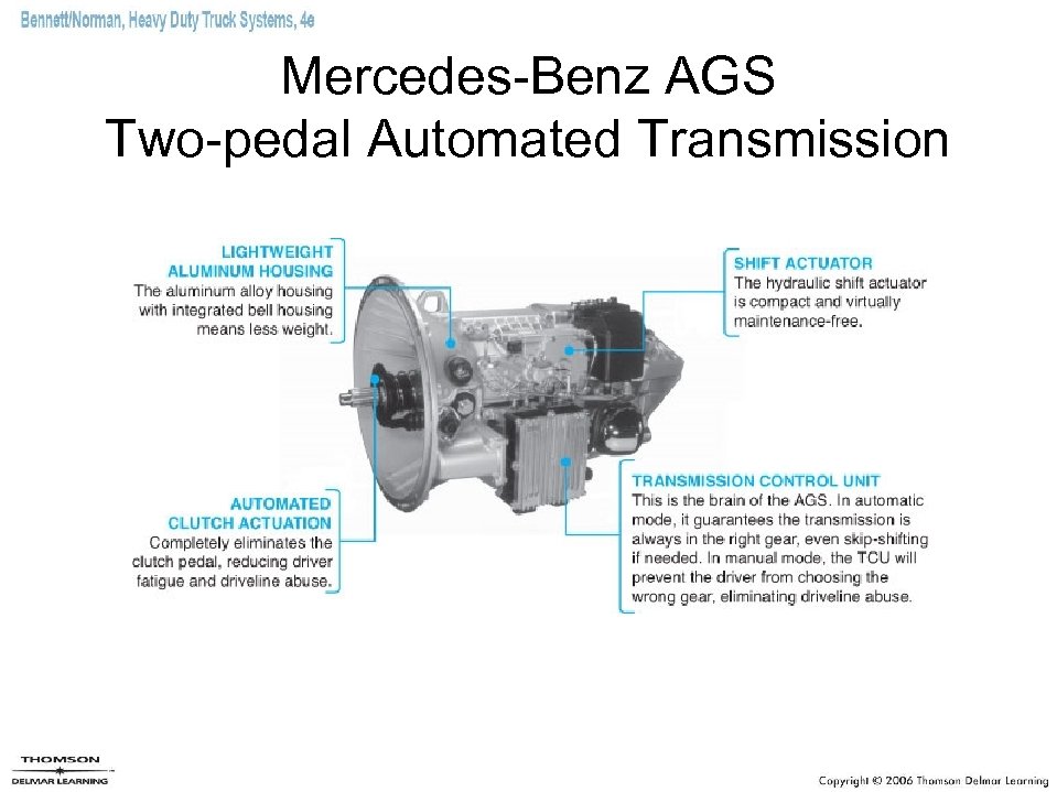 Mercedes-Benz AGS Two-pedal Automated Transmission 