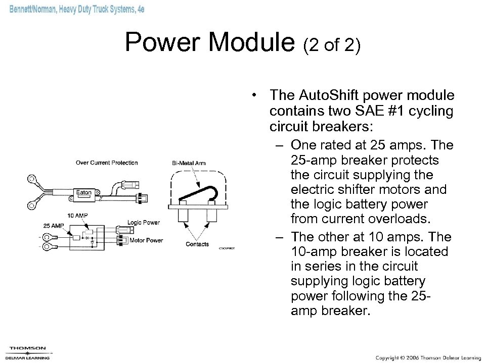 Power Module (2 of 2) • The Auto. Shift power module contains two SAE