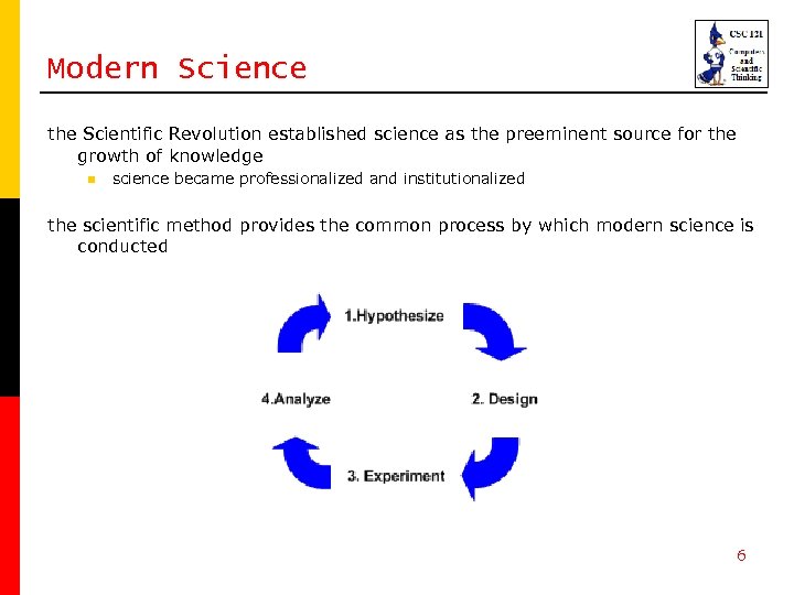Modern Science the Scientific Revolution established science as the preeminent source for the growth