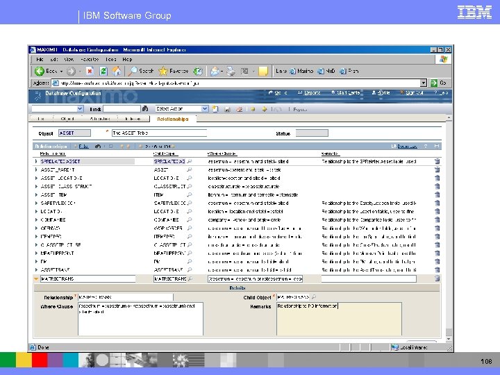 IBM Software Group 108 