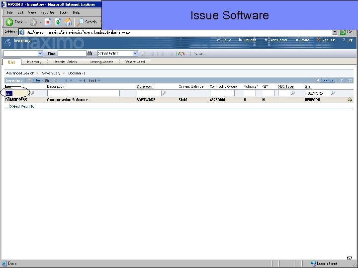 IBM Software Group Issue Software 57 