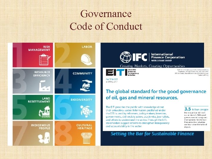 Governance Code of Conduct 