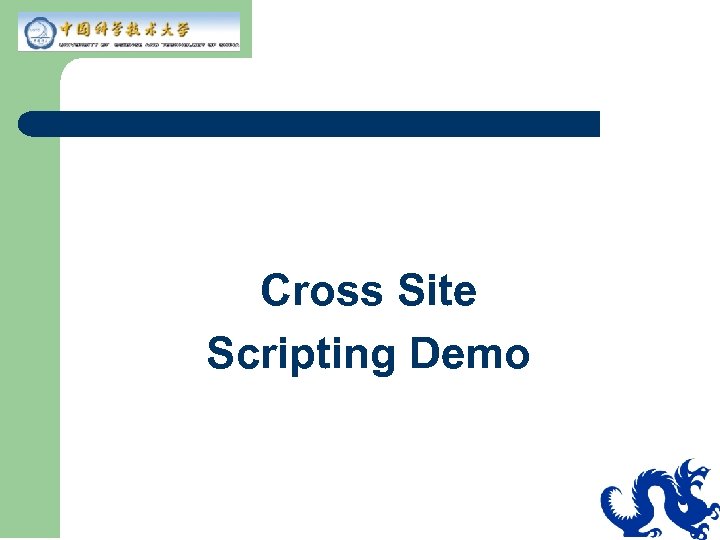 Cross Site Scripting Demo 