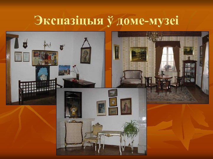 Экспазіцыя ў доме-музеі 