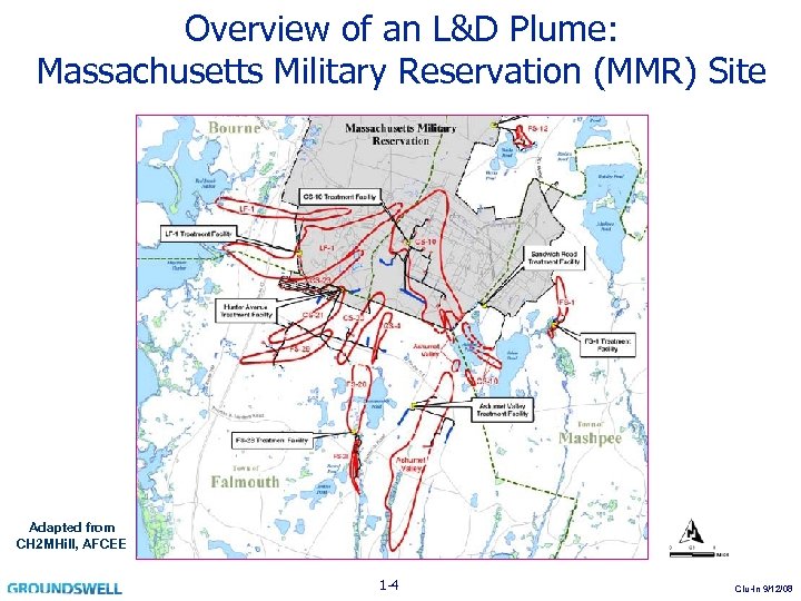 Overview of an L&D Plume: Massachusetts Military Reservation (MMR) Site Adapted from CH 2
