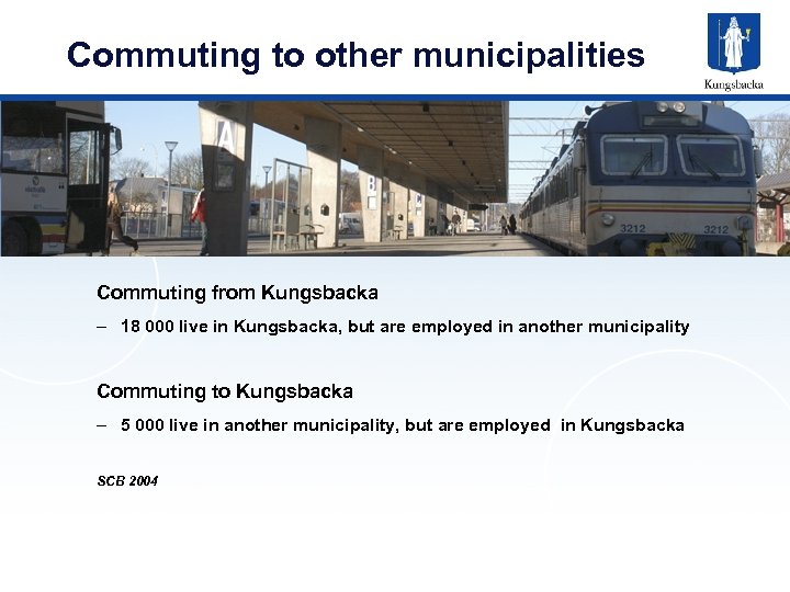 Commuting to other municipalities Commuting from Kungsbacka – 18 000 live in Kungsbacka, but